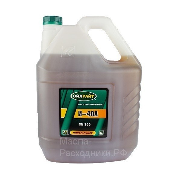 Масло веретенное OIL RIGHT И40А (10л) 2595