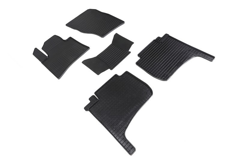 Коврики резиновые с рисунком "Сетка" VOLKSWAGEN TOUAREG II 2010- (комплект) SEINTEX 88001