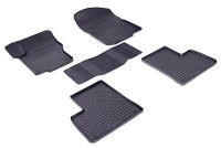 Коврики резиновые с рисунком "Сетка" MERCEDES-BENZ GLE-Class W166 2015-/ M-Class W166 2012-2015 (комплект) SEINTEX 85204