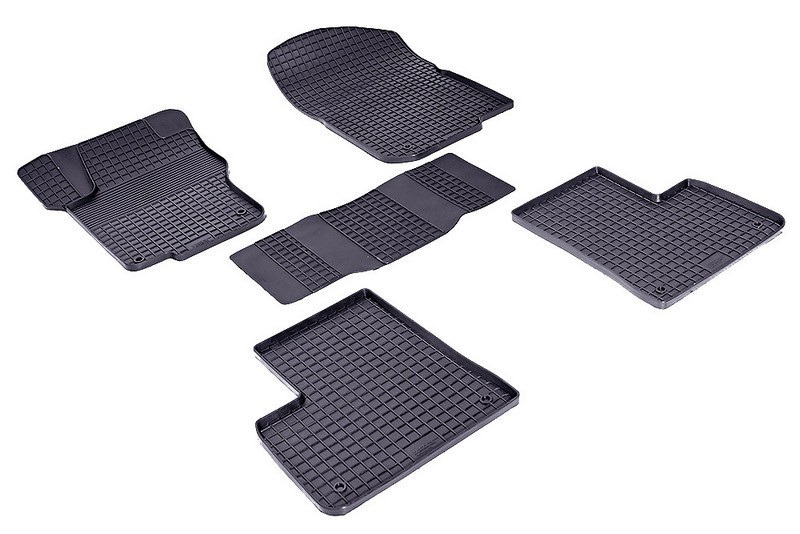 Коврики резиновые с рисунком "Сетка" MERCEDES-BENZ GLE-Class W166 2015-/ M-Class W166 2012-2015 (комплект) SEINTEX 85204