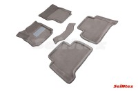 SEINTEX Ворсовые 3D коврики VW AMAROK 2009- серые (комплект) 84775