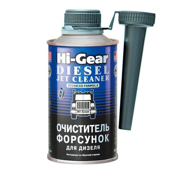 HG3416 Hi-Gear Очиститель форсунок на 80л 325мл (Концентрат для дизеля)