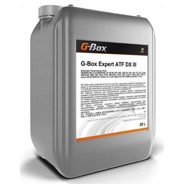 Масло трансмиссионное Масло G-Box Expert ATF DX III (20л) 253650105 G-Energy
