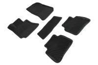 Коврики 3D EVA "РОМБ" Mercedes-Benz E-Class W212 2009-2016 черные (комплект) 95316 SEINTEX