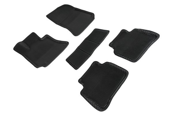 Коврики 3D EVA "РОМБ" Mercedes-Benz E-Class W212 2009-2016 черные (комплект) 95316 SEINTEX