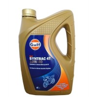 GULF Syntrac 4T SAE 10W-40 моторное масло для 4-тактных двигателей (4л) 5056004111025