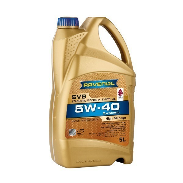 Масло моторное Ravenol SVS Standard Viscosity Synto Oil SAE 5W-40 (5л)  1115100-005-01-999