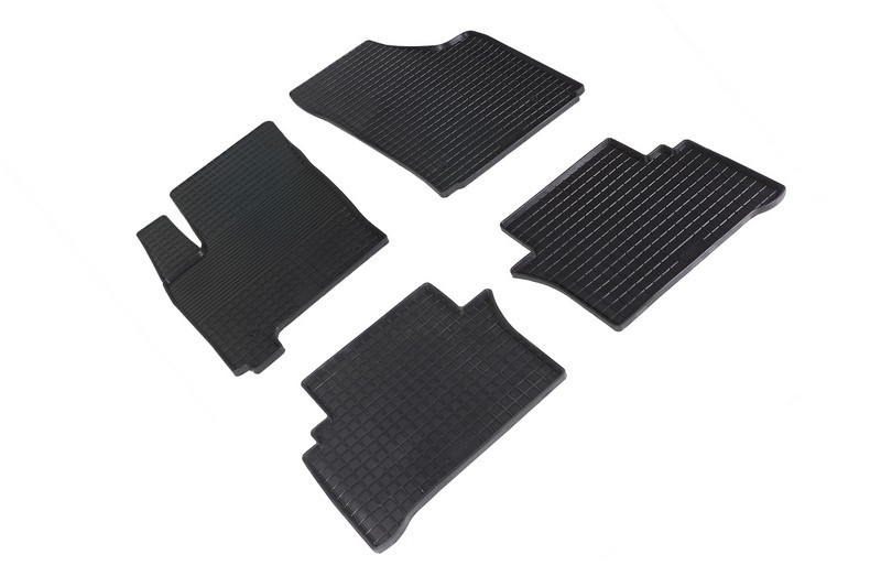 Коврики резиновые с рисунком "Сетка" OPEL MERIVA (T3000) 2002-2010 (комплект) SEINTEX 00309