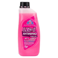 AGA318LL Антифриз AGA LEC-II -50C (1кг) (готовый, розовый)