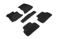 Коврики ворсовые 3D Mercedes-Benz C-Class W206 2021-н.в. черные (комплект) SEINTEX 96627