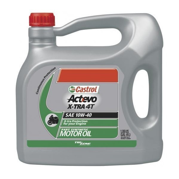 Масло для четырехтактных двигателей Castrol Act>Evo 4T 10W-40 (4л) 151A83