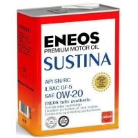 ENEOS SUSTINA SN 0W-20 Масло моторное (Корея) (4л) 4943589134628 ENEOS