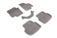 SEINTEX Ворсовые 3D коврики VW JETTA 2011- серые (комплект) 84770