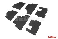 SEINTEX Коврики HYUNDAI SANTA FE IV с высоким бортом (комплект) 89821 (2018-) + перемычка