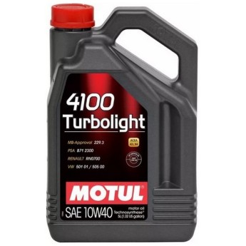 Масло моторное MOTUL 4100 Turbolight 10W-40 (5л) 113214