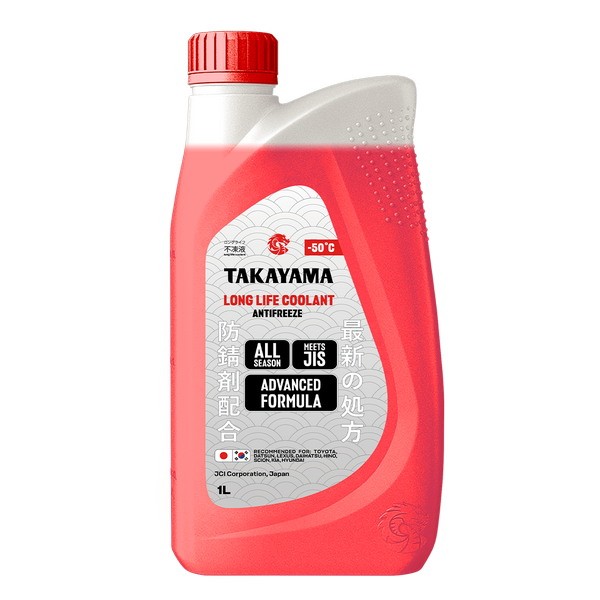 Антифриз TAKAYAMA Long Life Coolant Red -50 (1л) 101636