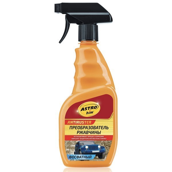 ASTROhim Преобразователь ржавчины фосфатный, серия Antiruster, спрей, 500 мл AC-467