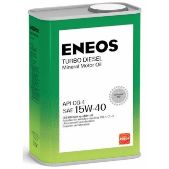 Масло моторное ENEOS Turbo Diesel 15W-40 (0.9л) oil1427