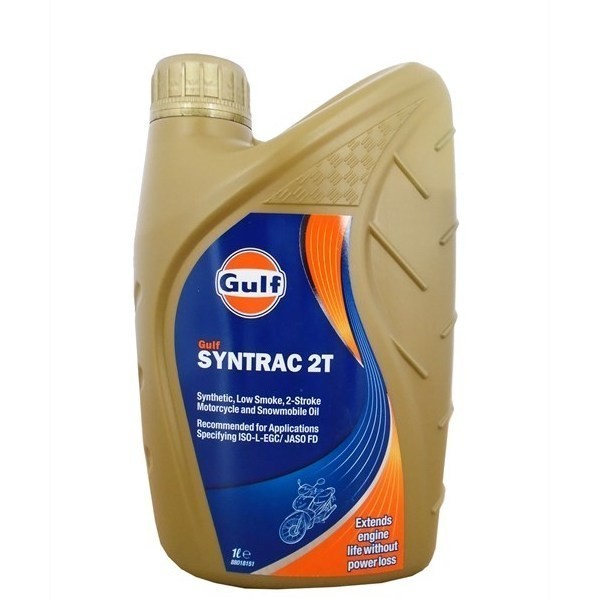 GULF Syntrac 2T моторное масло для 2-тактных двигателей (1л) 5056004110417