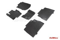 SEINTEX Коврики резиновые с рисунком "Сетка" MERCEDES BENZ GLE II (V167) 2018- (комплект) 91898