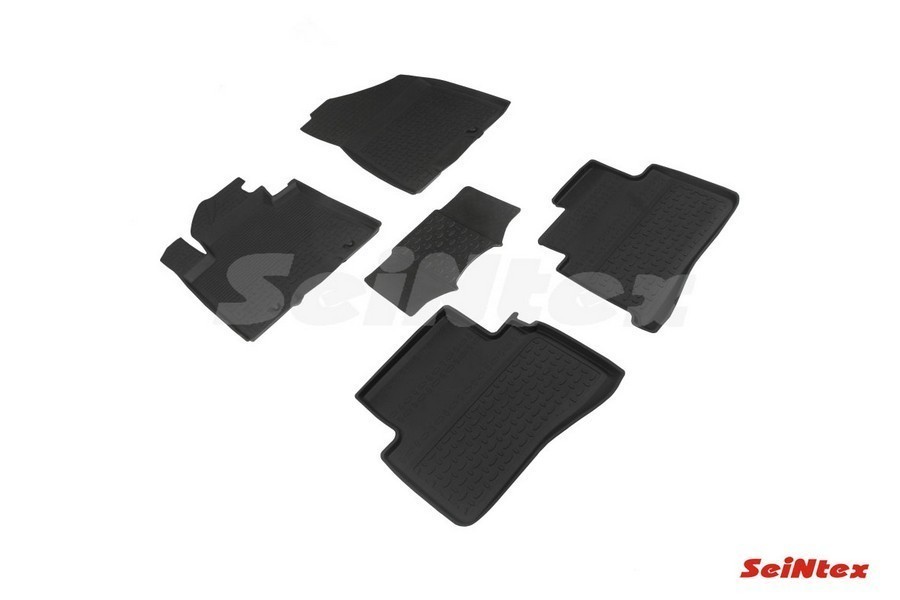 SEINTEX Коврики HYUNDAI TUCSON III с высоким бортом (комплект) 90859 (2018-) + перемычка