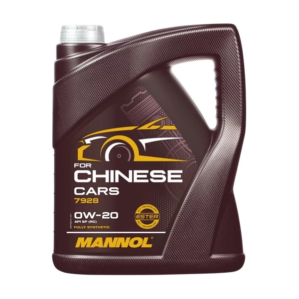 MANNOL 7928 масло моторное For CHINESE CARS 0W-20 SP(RC) (5л) 79285