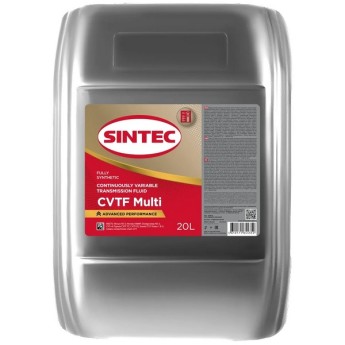 Масло трансмиссионное CVTF Multi SINTEC (20л) 324712