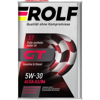 Масло моторное 5W-30 ROLF GT A3/B4 (АКЦИЯ 4л по цене 3л) 322639