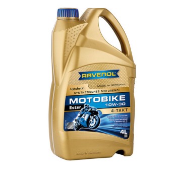 Ravenol Motobike 4-T Ester 10W-30 Масло моторное (4л) 117211100401999