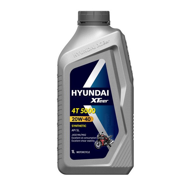 Масло моторное HYUNDAI XTEER 4T 5000 MA/MA2 20W-40 (1л) 1011187