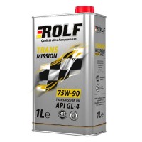 Масло трансмиссионное ROLF Transmission 75W-90 GL-4 (1л) 322308