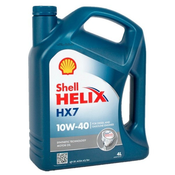 Масло моторное Shell Helix HX7 10W-40 (4л) 550040315