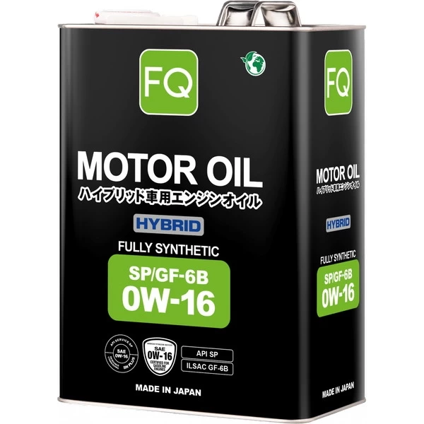Масло моторное FQ FULLY SYNTHETIC SP/GF-6B 0W-16 (4л) FM002FS