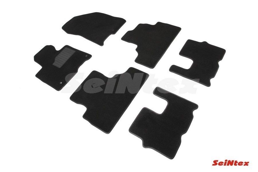 SEINTEX Ворсовые коврики LUX HYUNDAI SANTA FE IV (комплект) 89686 (2018-)