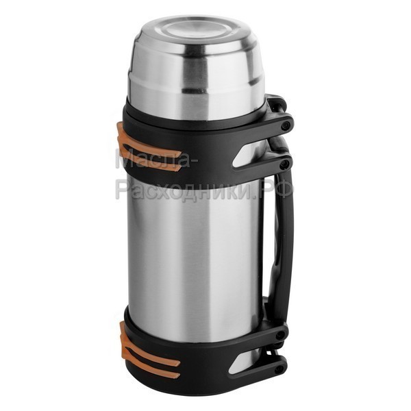 Термос с ручкой 2,0 л., нержавеющая сталь, цвет металлик AIRLINE IT08