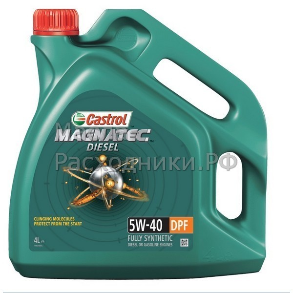Масло моторное Castrol Magnatec DIESEL 5W-40 DPF (4л) 156EDD