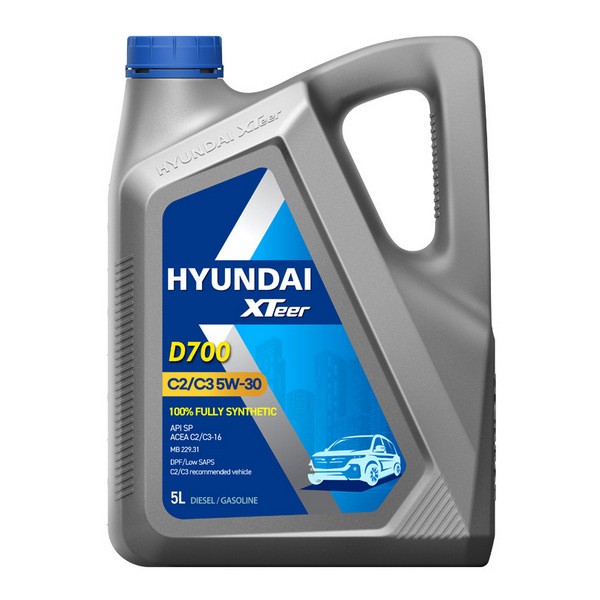 Масло моторное HYUNDAI XTEER D700 C2/C3 5W-30 (5л) 1051224