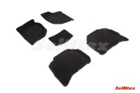Ворсовые коврики 3D Haval H5 2020-н.в. черные (комплект) 95067 SEINTEX