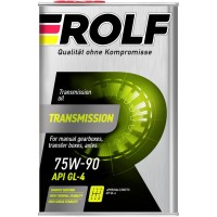 Масло трансмиссионное ROLF Transmission 75W-90 GL-4 (4л) 322309