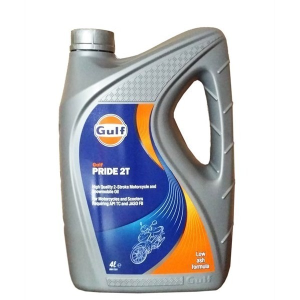 GULF Pride 2T моторное масло для 2-тактных двигателей (4л) 5056004110028