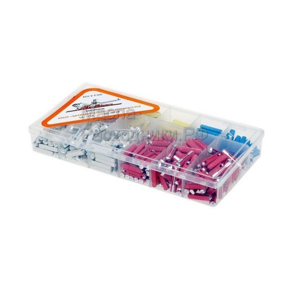 Предохранители "цилиндрические" в пласт.коробке (360 шт. 5-30А) AIRLINE AFUVP360