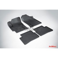 Коврики резиновые с рисунком "Сетка" HYUNDAI VERNA 2006-2010 (комплект) SEINTEX 00352