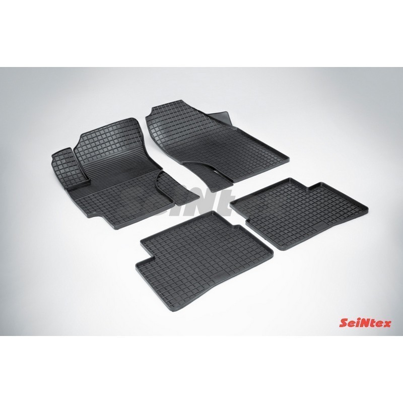 Коврики резиновые с рисунком "Сетка" HYUNDAI VERNA 2006-2010 (комплект) SEINTEX 00352