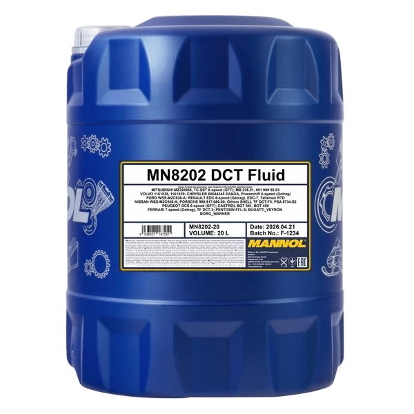 MANNOL 8202 масло трансмиссионное DCT Fluid (20л) 3057