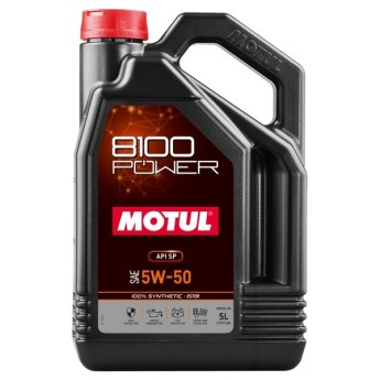 Масло моторное MOTUL 8100 POWER 5W-50 (5л) 112717