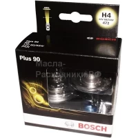 Автолампы H4 +90 12V 1987301074 BOSCH (комплект 2 шт)