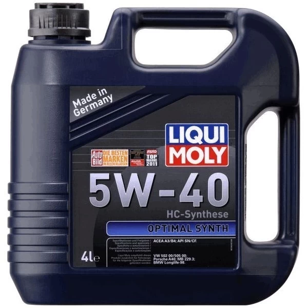 Масло моторное Liqui Moly Optimal Synth 5W-40 (4л) + Фонарик