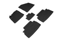 Коврики резиновые Geely COOLRAY АКПП (SX 10) 2020- высокий борт (комплект) SEINTEX 98040