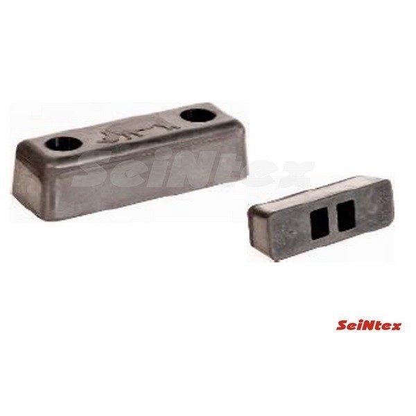 Буфер (отбойник) резиновый 145*55*38 мм (рисунок носорог) (комплект 2 шт) 93239 SEINTEX