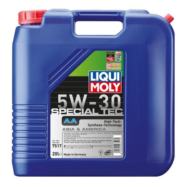 Масло моторное Liqui Moly Special Tec AA 5W-30 (20л) 7517